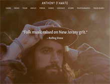 Tablet Screenshot of anthonydamatomusic.com